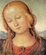 Madonna with Child and the Infant St John, Pietro Perugino